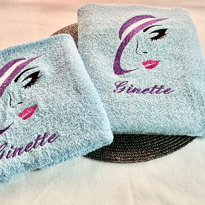 Duo serviette et drap de bain
